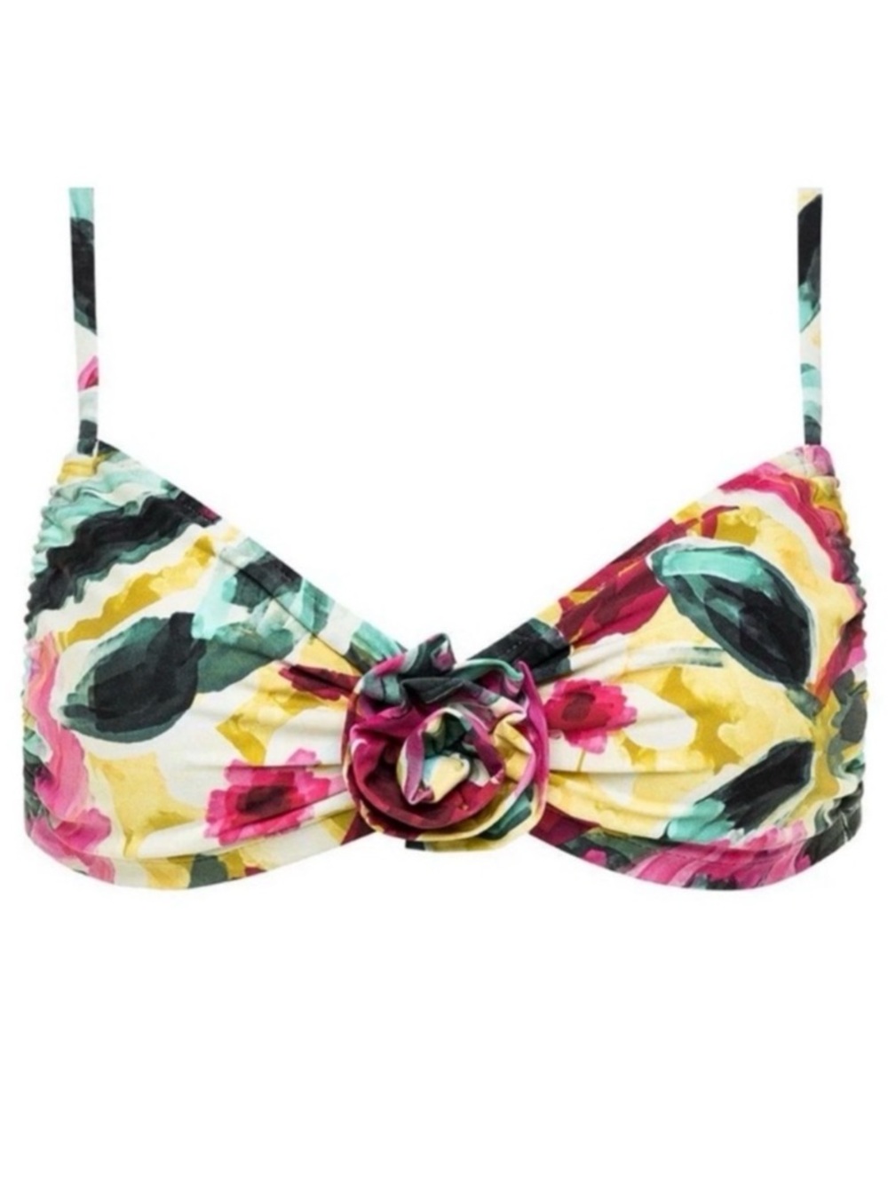 Montce Island Floral Bikini Top